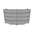 A17-20831-002 by FREIGHTLINER - SCREEN-GRILLE