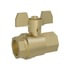 Freightliner A23-13181-075 Tee Handle Tee Handle Valve Assembly - 3/4 Inch, Brass, Plain, 0.75 in Tube Size
