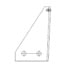 Freightliner A 680 476 02 37 Fuel Filter Bracket Fuel Filter Bracket - Steel, 0.19 in. THK
