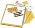 02545 by 3M - Gold Abrasive Sheet, P180 grade, 9 in x 11 in, 50 sheets per pack, 5 packs per case