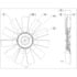 Freightliner KYS 4735 44002 01 Engine Cooling Fan Assembly Engine Cooling Fan Assembly