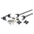 YA W24160-YGL by YUKON - Yukon Chromoly Front Axle/Grizzly Locker Kit; Dana 30; 1310 U-Joints