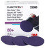 3M 33380 Sanding Disc Sanding Disc - 2-inch, 80+Grit, Cubitron II Roloc Fibre Disc