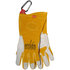 1810-4 by CAIMAN - Welding Gloves - Medium, Gold - (Pair)