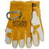 1828-5 by CAIMAN - Welding Gloves - Large, Gold - (Pair)