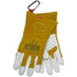 1868-3 by CAIMAN - Welding Gloves - Small, Gold - (Pair)