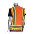302-0500-ORG/7X by PIP INDUSTRIES - Black Label Safety Vest - 7XL, Hi-Vis Orange
