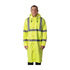 353-1048-LY/M by FALCON - Viz™ Rain Suit - Medium, Hi-Vis Yellow