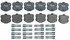 ATD1185M by RAYBESTOS - Brake Parts Inc Raybestos AT Overstock Metallic Disc Brake Pad Set