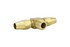 S-24674 by NEWSTAR - Air Brake Fitting - Male Branch Tee Brass Compression Fitting, 3/8" OD, 3/8" NPT Thread Size