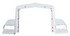 S-23522 by NEWSTAR - Hood, Meton Curved Windshield, for Kenworth T800