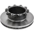 23123642002 by MERITOR - Disc Brake Rotor - 434 mm OD, 267 mm BCD, 10 Mounting Holes, U-Shaped