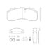 MPBD1203HD by HALDEX - Disc Brake Pad Repair Kit - HD Pro, For Knorr SB7/SN7 Caliper, FMSI D1203