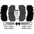 K109249 by BENDIX - Disc Brake Pad Set - with Shims