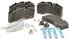 K129276 by BENDIX - ADB22X Disc Brake Pad Kit - Extended Life, with Shims