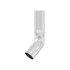 04-28008-001 by FREIGHTLINER - Exhaust Pipe Elbow - Aluminized Steel, 21.71" C to C Length, Right, 6.50" Bending Radius