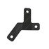 12-24640-000 by FREIGHTLINER - Air Suspension Compressor Line Bracket - Steel, Black, 2.84 mm THK