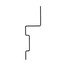 12-25770-001 by FREIGHTLINER - Air Brake Air Line Bracket - Routing and Clipping, Down Turn, No Top