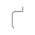 12-27324-000 by FREIGHTLINER - Air Brake Air Line Bracket - Routing & Cliping, Under Step Air, Steel, 0.17 in. Thickness