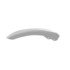 21-27739-000 by FREIGHTLINER - Bumper End - Left Side, Polycarbonate/Polybutylene Terephthalate, Silver, 607.5 mm x 353.3 mm