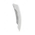 21-26517-013 by FREIGHTLINER - Bumper End - Polycarbonate/Polybutylene Terephthalate, Argent Silver, 575.7 mm x 364.4 mm