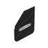 22-61645-241 by FREIGHTLINER - Mud Flap - 24 Inch, Mtr2, Black Symplastics, Sg, Right Hand