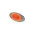 A06-36838-001 by FREIGHTLINER - Marker Light - Front, Right Hand, Oval, Amber Lens, LED