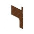 A18-71286-503 by FREIGHTLINER - Rear Body Panel Upholstery - Sidewall, Door, Fridge, Tv, Right Hand, Brown