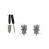 A22-77287-701 by FREIGHTLINER - Door and Ignition Lock Set - 4 Keys, P4