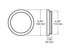 426-18 by PETERSON LIGHTING - 426-18 4" Grommet - Black Round Grommet
