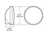 426R by PETERSON LIGHTING - 426 Long-Life Round 4" Stop, Turn and Tail Light - Red
