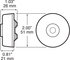 165A by PETERSON LIGHTING - 165 Series Piranha&reg; LED 2" Clearance and Side Marker Light - Amber, Clearance Light