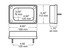 850-1 by PETERSON LIGHTING - Rectangular Mounting Bracket Kit (Front & Back Plate)