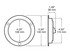 883K-7-MV by PETERSON LIGHTING - 882-7/883-7 LumenX® 4" Round LED Combo Stop/Turn/Tail and Back-Up Light - Flange Mount Kit, Multi-Volt