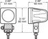 902-MV by PETERSON LIGHTING - 902 Great White&reg; 2"x2" LED Square Mini Work Light - Square