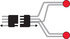 B5425Y by PETERSON LIGHTING - 5425 Split Trailer Harness Kit - Complete Kit