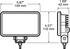 903-MV by PETERSON LIGHTING - 903-MV Great White&reg; 3"x5" LED Rectangular Work Light - LED Rectangular Work Light