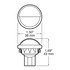 M298C-BT2 by PETERSON LIGHTING - 298 Great White&reg; Low-Draw Chrome LED License Light - Chrome with .180 bullets