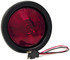 M426KR by PETERSON LIGHTING - 4" Long Life Round Incandescent Red Stop/Turn/Tail Light Kit, with Black Grommet, PL3 Connector, Bulk Pack