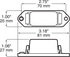 V107WA by PETERSON LIGHTING - 107 Mini-Lite Clearance/Side Marker - Amber