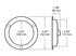 M883-7-MV by PETERSON LIGHTING - 882-7/883-7 LumenX® 4" Round LED Combo Stop/Turn/Tail and Back-Up Light - Flange Mount, Multi-Volt