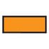 1012 by JJ KELLER - Blank Orange Panel - Blank, 4 mil Vinyl, Permanent Adhesive