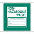 JJ Keller 13797 Non-Hazardous Waste Labels - Poly, Continuous (Pin-Feed), 500 Labels/Pk, Fanfolded