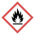 JJ Keller 19040 GHS Pictogram Labels - Flame - Polyolefin - 2" x 2"