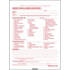3680 by JJ KELLER - Detailed Driver's Vehicle Inspection Report, Carbonless, Red Ink, Snap-Out Format - Stock - 3-ply, carbonless, snap-out format, 5-2/3" x 7-3/4"