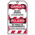 JJ Keller 29798 STOPOUT Bilingual Tags By-The-Roll - Danger Do Not Operate - Roll of 250 Tags