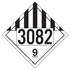 3522 by JJ KELLER - 3082 Placard - Class 9 Miscellaneous - 20 mil Polystyrene, Laminated