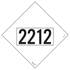 3552 by JJ KELLER - 2212 Asbestos Marking - Vinyl Removable Adhesive