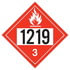 45189 by JJ KELLER - 1219 Placard - Class 3 Flammable Liquid - .024" Aluminum