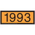45238 by JJ KELLER - 1993 Orange Panel - 4 mil Vinyl Permanent Adhesive
